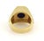 Mid 20th Century Mid 20th Century 18k Yellow Gold Diamond & Lapis Open Design Solitaire Ring Size 9 For Sale - Image 5 of 5