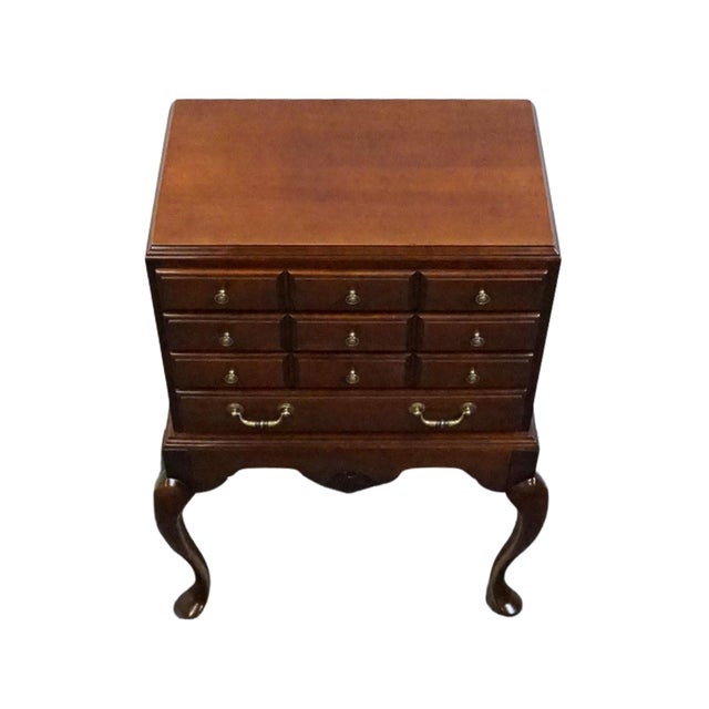 THOMASVILLE FURNITURE Collector's Cherry Traditional Style 25" Silver Chest 10121-560 37" High 25.5" Wide 16.5" Deep We...
