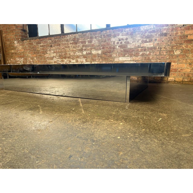 Late 20th Century Mid-Century Modern Chrome Queen Platform Bed For Sale - Image 5 of 8