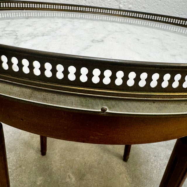 Louis XVI Style Bouillotte Coffee Table, 1920s For Sale - Image 3 of 10