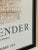 Wood 1973 Johnny Friedlaender Vintage Framed Mourlot Exhibit Poster, Montreal For Sale - Image 7 of 9