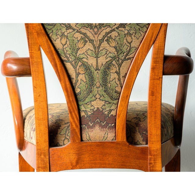 Neo-Art Nouveau Dining Chairs by Arroyo Design, in Mesquite For Sale In Phoenix - Image 6 of 14