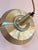 Danish Gold Slatted Lamp For Sale - Image 10 of 11