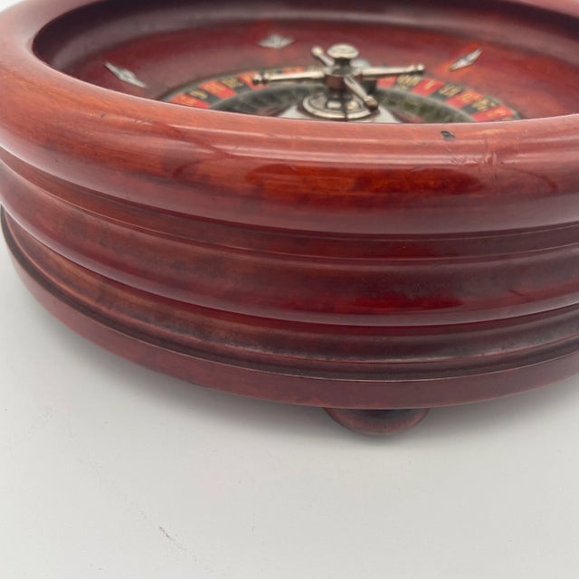 Late 19th Century Late 19th Century Victorian Mahogany Roulette Wheel For Sale - Image 5 of 6