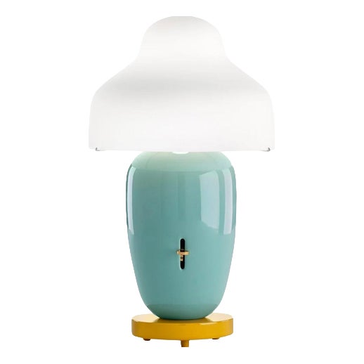 Chinoz Green Ocre Base Table Lamp by Jaime Hayan for Parachilna For Sale