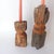 Turned Rustic Primitive Driftwood Candle Holders- Set of 2 For Sale - Image 4 of 10