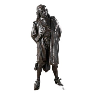 Ambrogio Borghi, Il Bernini Bronze Sculpture, Modern Style, 1884, Unframed, 121cm For Sale