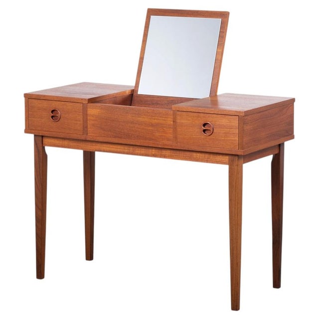 Teak Vanity Table, Denmark, 1960s For Sale - Image 17 of 17