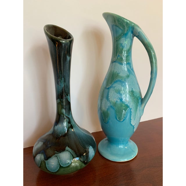 Mid-Century Dryden Hand-Thrown Pottery Bud Vases, Signed - Set of 2 ...