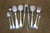 Antique Silver Plate Serving Utensils Forks Spoons Meat Fish Cake Knife - Set of 17 For Sale - Image 6 of 14