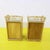 Rattan Nightstands with Four Drawers and Glass Top, Set of 2 For Sale - Image 10 of 12