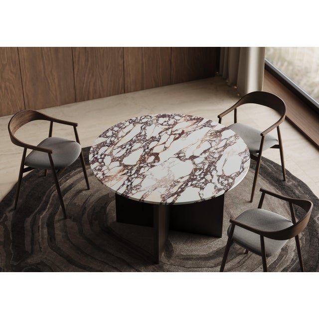 Not Yet Made - Made To Order Smoked Oak Chair by Lebanto For Sale - Image 5 of 8