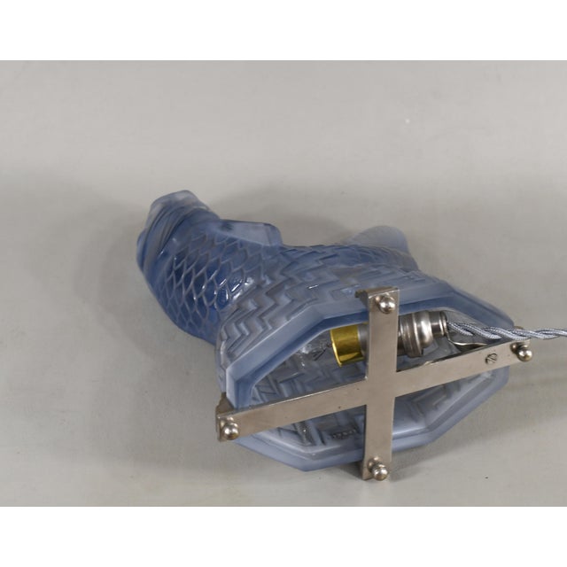 Art Deco Lamp by Pierre d'Avesn Lorrain Daum & Charles Ranc - 1930 France For Sale - Image 11 of 14