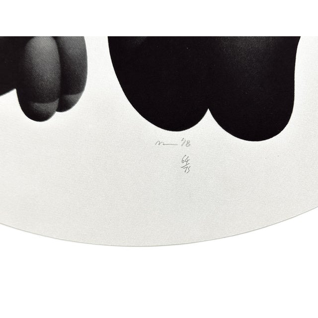 5 layer monochrome screen print on Hahnemuhle 300gsm 100% cotton paper. From I've Missed You. Hand signed and dated lower...