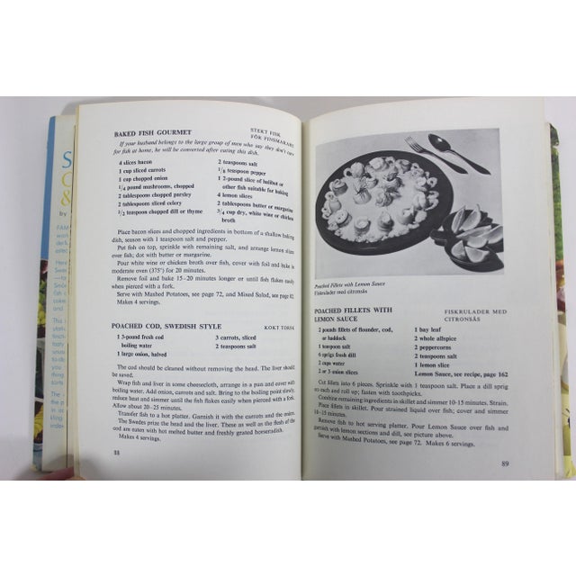 Blue 1966 the Best of Swedish Cooking & Baking Hard Cover Cookbook For Sale - Image 8 of 9