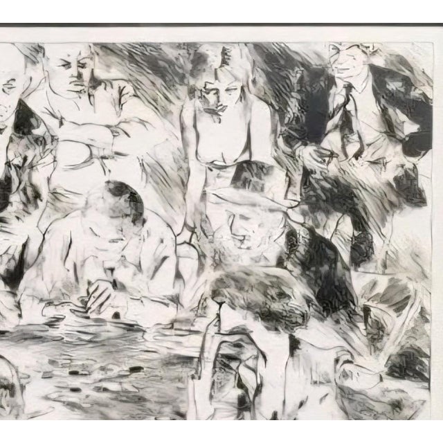 1980s LeRoy Neiman Signed Etching "The Gambler" 1980 Limited Edition 162/250 For Sale - Image 5 of 8