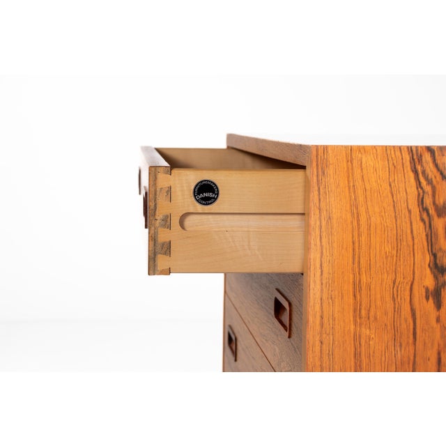 Mid-Century Modern Danish Rosewood Chest of Drawers from Poul Hundevad, 1960s For Sale - Image 6 of 12