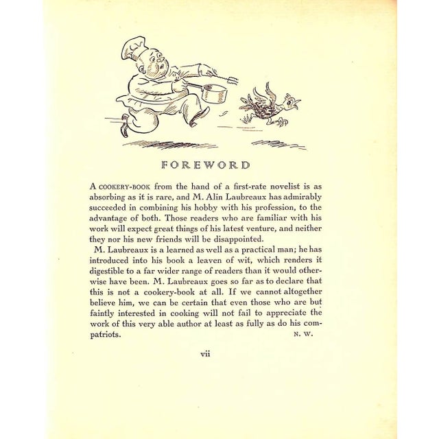 "The Happy Glutton an Essay on Cooking" 1931 Laubreaux, Alin For Sale - Image 10 of 10