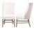 Transitional Essentials For Living Duet Performance Fabric White Armless Head Chair - Set of 2 For Sale - Image 3 of 9