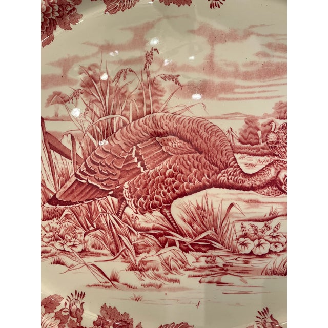 Fantastic English Turkey platter for the holidays perfect for Christmas