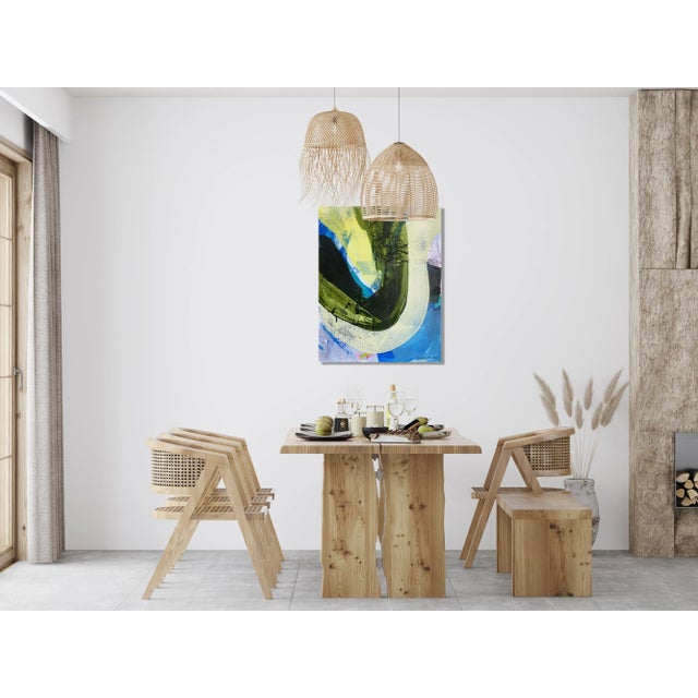 2020s "Beach Bay" 2021 Original Painting by Jessalin Beutler For Sale - Image 5 of 9