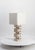 Dorse Travertine Table Lamp by Studio Karen B For Sale - Image 12 of 13