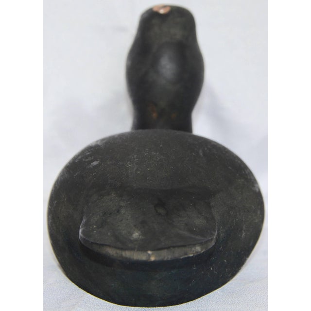 Mid-20th Century Folk Art Wooden Duck Decoy For Sale - Image 4 of 8