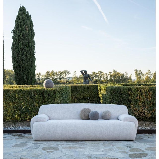 Green Cabochon Sofa in Wood by Softhouse For Sale - Image 8 of 9