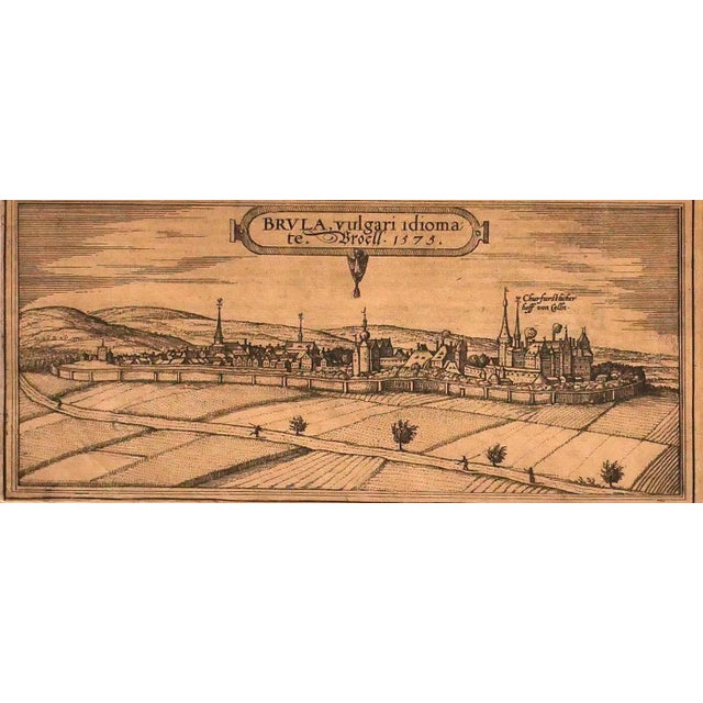 Brvla is an original etching realized by George Braun (1541 – 1622) The state of preservation of the artwork is good....