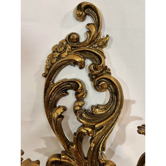 Welcome to Turtle and Crane! This Mid-Century Hollywood Regency Baroque Style Candle Sconce is a stunning piece that will...