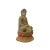 Rustic Wood Sitting Gautama Amitabha Shakyamuni Buddha Statue For Sale - Image 4 of 5