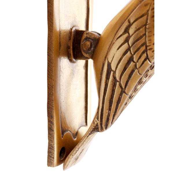 Brass Woodpecker Door Knocker For Sale In Tampa - Image 6 of 6
