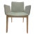 New Ava Armchair in Light Grey With Light Frame by Capdell For Sale