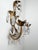 Italian Pair of Vintage Italian Gilt Two Candle Sconces For Sale - Image 3 of 4