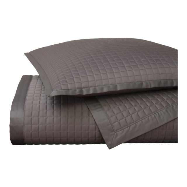 Coleman King Cotton Coverlet Set, Storm, 4 Pieces For Sale
