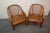 Mid Century Bamboo & Rattan Club Chairs - a Pair For Sale - Image 10 of 11