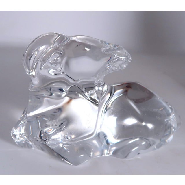 Baccarat, France Fine Crystal Ram Paperweight For Sale In Miami - Image 6 of 13