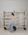 Off-white White Patinated Bakery Rack on Wheels, Antique, France, Early 20th Century For Sale - Image 8 of 10