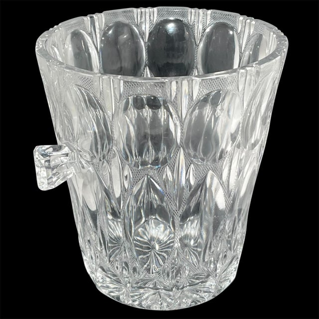 1960s 1960s Beyer Cut Crystal Glass Ice Bucket. Germany For Sale - Image 5 of 10