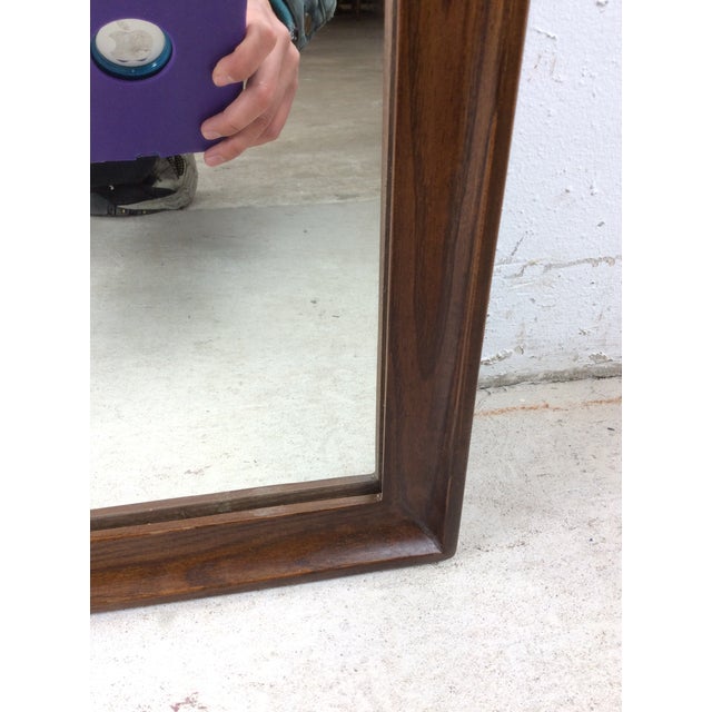 Mid Century Modern Long Rectangular Mountable Wall Mirror Dresser Mirror For Sale - Image 13 of 18