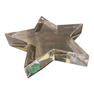 Tiffany & Co. Crystal Star Paper Weight For Sale
