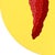 Circle Fresnos - Vibrant Abstract Peppers Still Life Painting on Panel - Original Artwork by Will Beger For Sale - Image 4 of 9