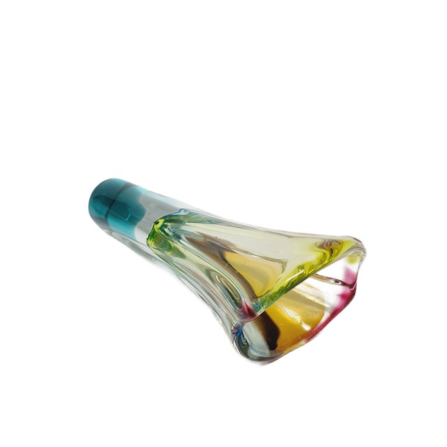 1960s Vase by J. Hospodka for Chribska Glassworks, Czechoslovakia, 1960s For Sale - Image 5 of 17