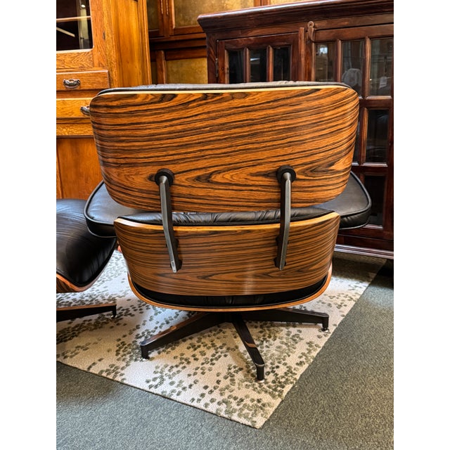 Curver K Imus Reproduction Lounge Chair + Ottoman, Set For Sale In San Francisco - Image 6 of 12