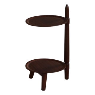 Mid-Century Modern Danish Two-Tier Side Table from Edmund Jørgensen, 1950s For Sale