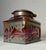 Red Antique Carl Stolzle Austrian Art Nouveau Red Glass Bronze Writing Inkwell Jar For Sale - Image 8 of 18