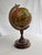 Mid-Century Modern Vintage Desk Globe With Wood Base — Mid-Century Style Old World Map For Sale - Image 3 of 5