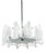 Vienna Ice Glass Star Chandelier by J. T. Kalmar for Kalmar, Austria, 1960s For Sale