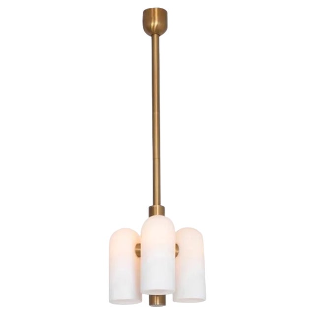 Odyssey 3 Brass Pendant Light by Schwung For Sale