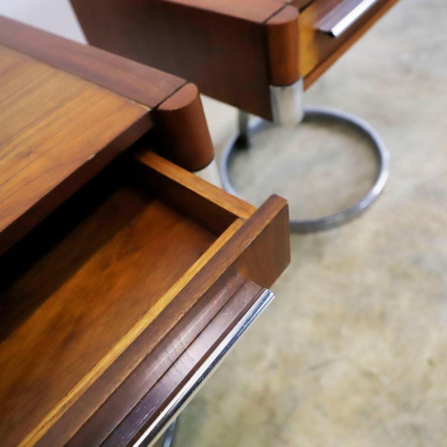 1970s Pair of Nightstands in the Style of Boris Tabacoff For Sale - Image 15 of 17